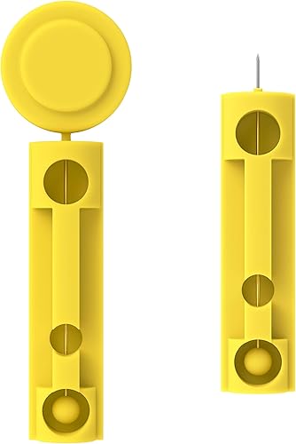 Miniatura 5 de O'WELL Twist Top Lancets de calibre 33, 100 unidades  Lancetas de aguja ultrafinas para pruebas de glucosa en sangre y cetogénica  Caja de 100