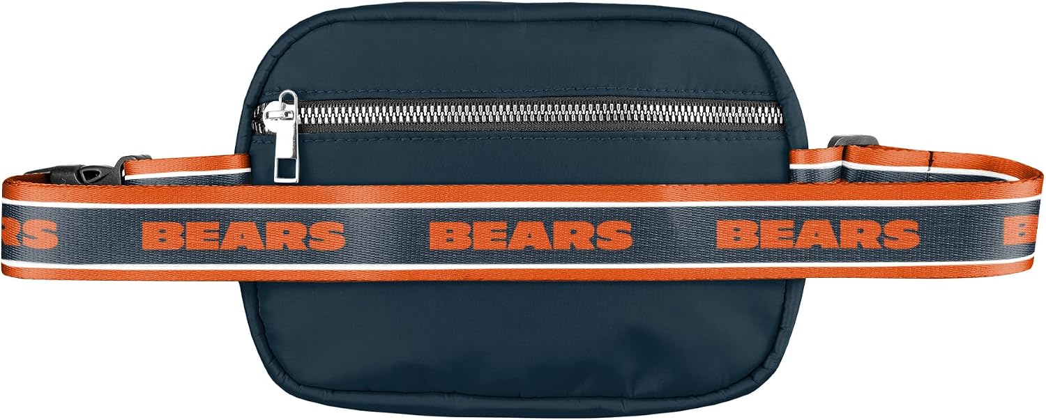 FOCO NFL Unisex-Adult NFL Team Color Wordmark Crossbody Belt Bag