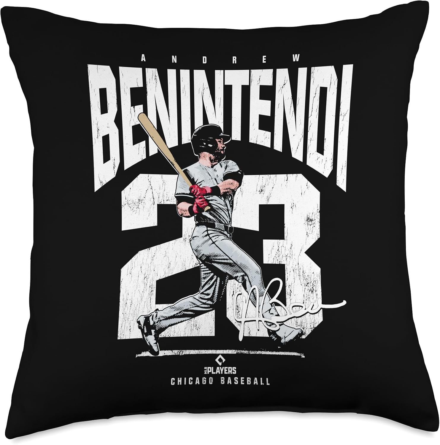Andrew Benintendi | Chicago Baseball Players | MLBABE3921 Throw Pillow