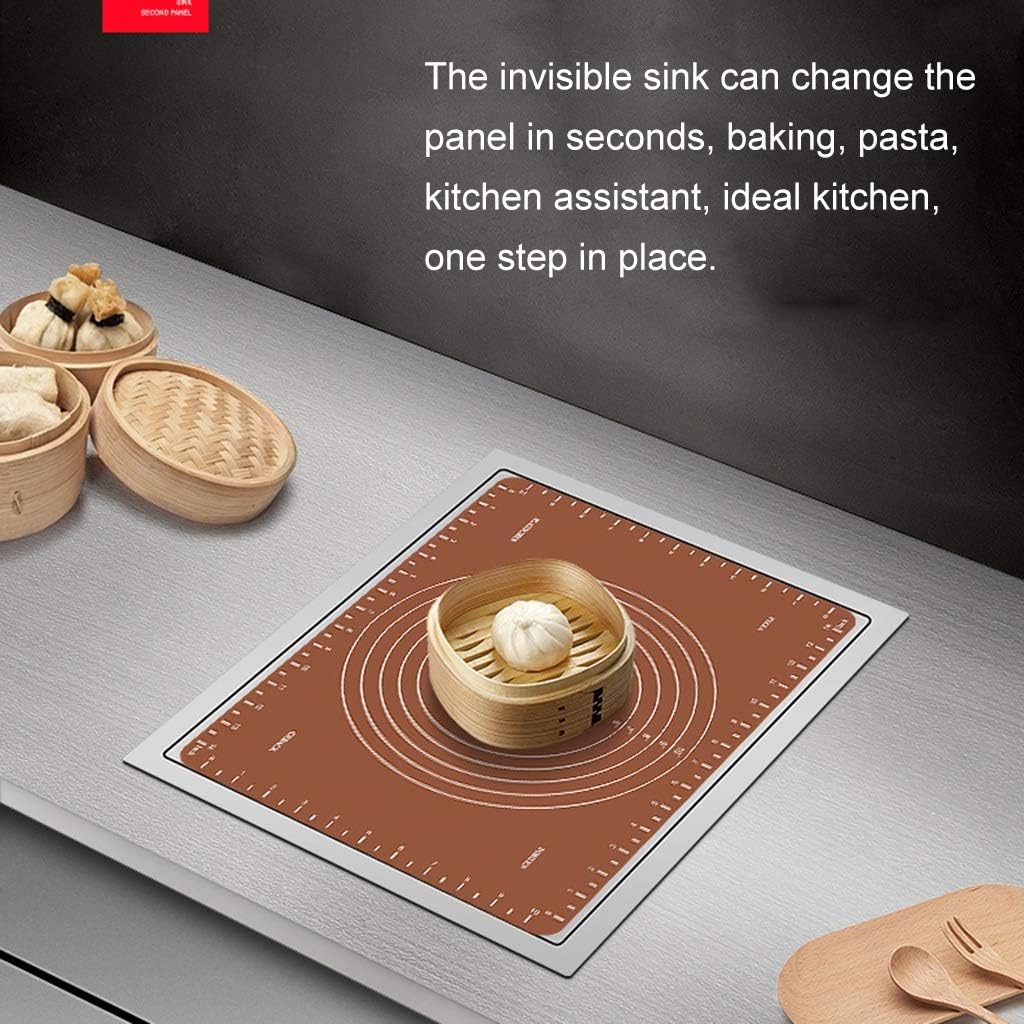 17-Inch Undermount Kitchen Sink - 18 Gauge Stainless Steel Workstation with Foldable Faucet for Kitchen, Bar, or Travel Trailer