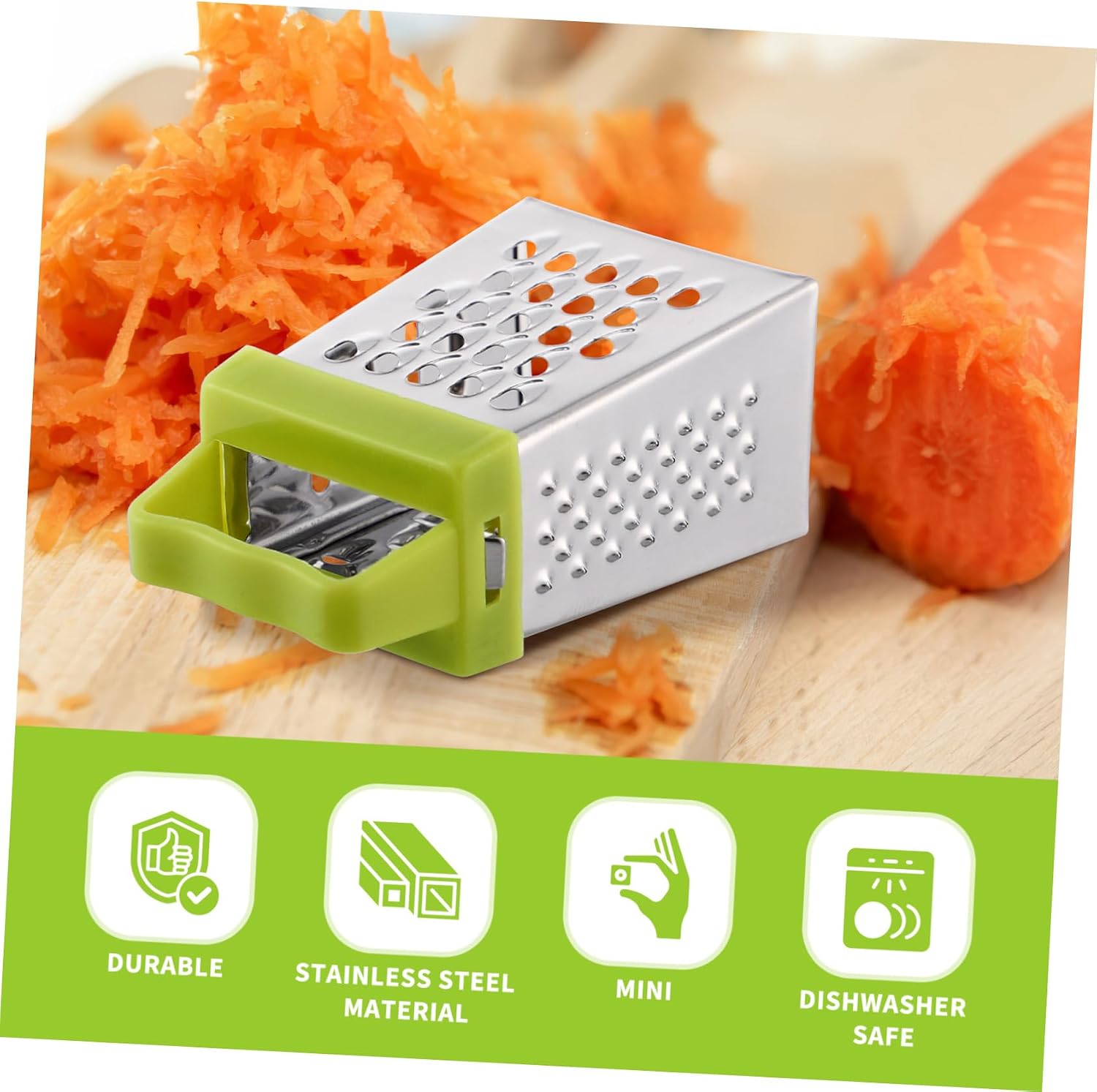 3pcs Mini Cheese Grater Box Stainless Steel Cabbage Slicer Shredder Avocado Slicer Vegetable Fruit Cutter Kitchen Gadget