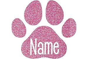 Paw Print Iron On Decal: Personalize Your Belongings with Unique, Custom Animal Patches