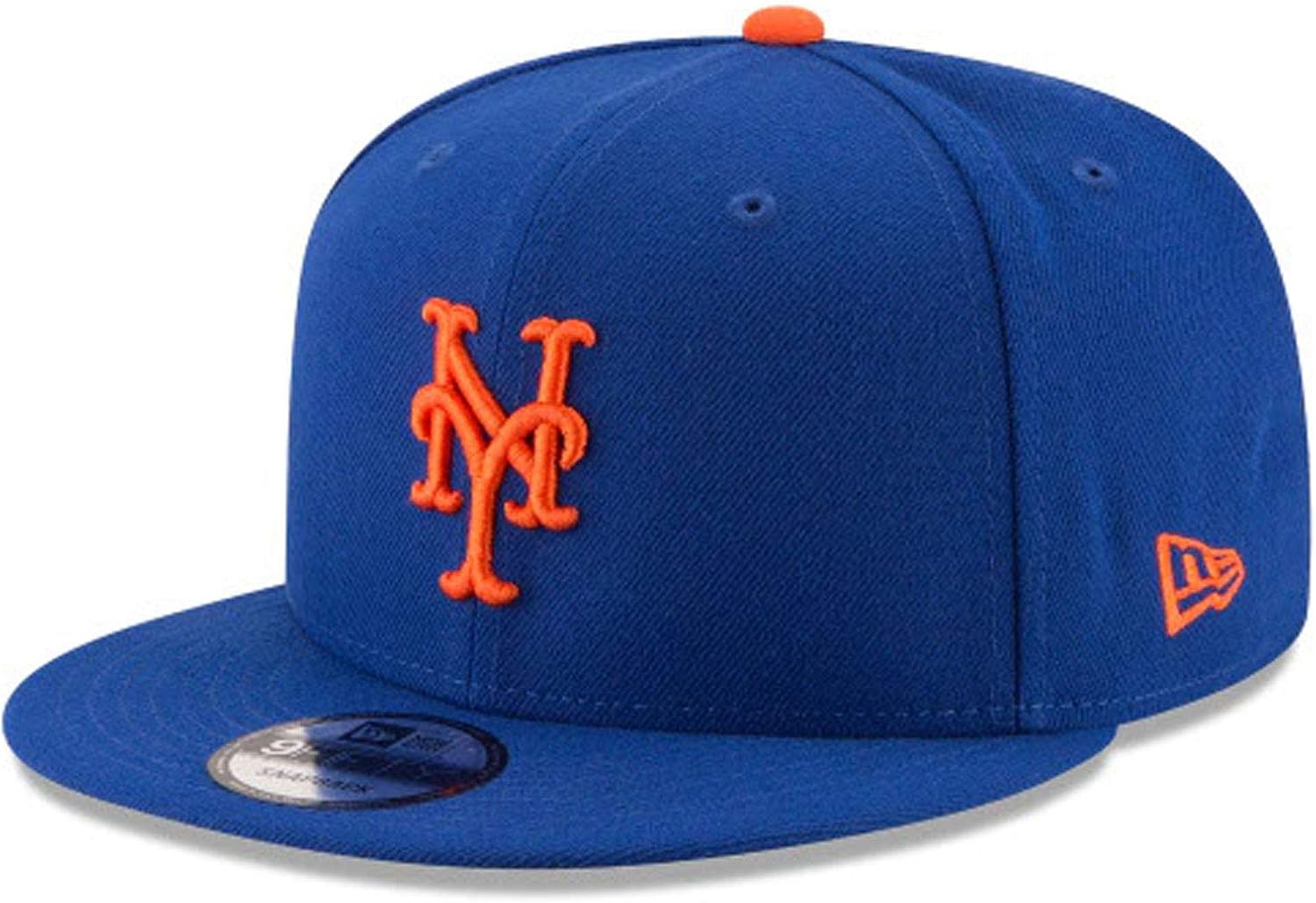 New Era 9Fifty MLB New York Mets Basic Royal Blue Snapback Hat 11591027 One Size
