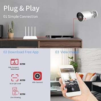 DS-2CD2086G2-IU 4K 8MP POE Bullet IP Camera 2.8MM Lens Mic kconnect | 8MP DarkFighter 120 dB WDR Human/Vehicle Detection Replacement of DS-2CD2083G2-IU