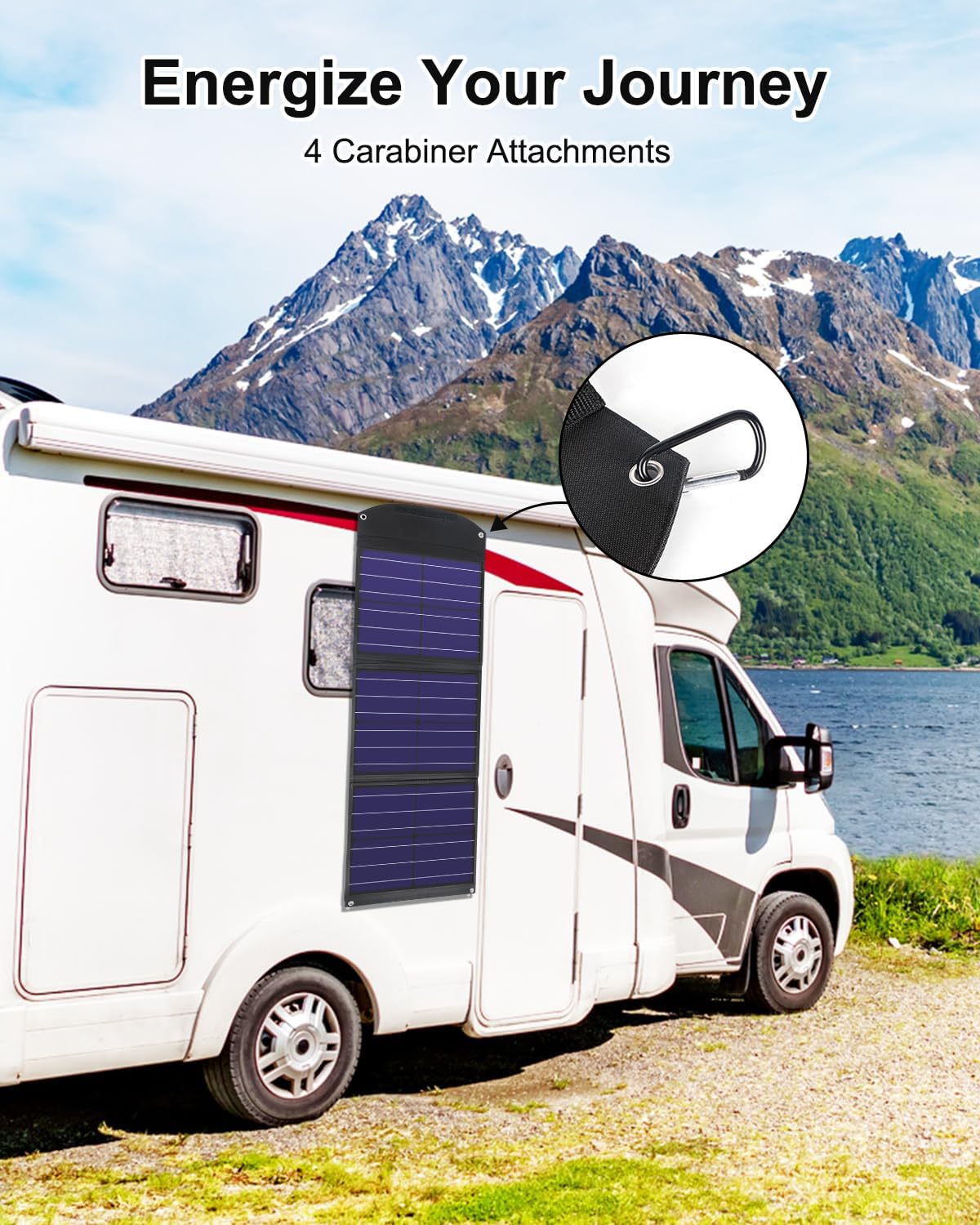 MARBERO 60W Portable Solar Panel, Foldable Solar Charger with Built-in Kickstand, Durable for Power Station, iPhone, Galaxy, Tablets, Outdoor Camping Travel, Off The Grid Living MARBERO 60W Portable Solar Panel, Foldable Solar Charger with Built-in Kickstand, Durable for Power Station, iPhone, Galaxy, Tablets, Outdoor Camping Travel, Off The Grid Living