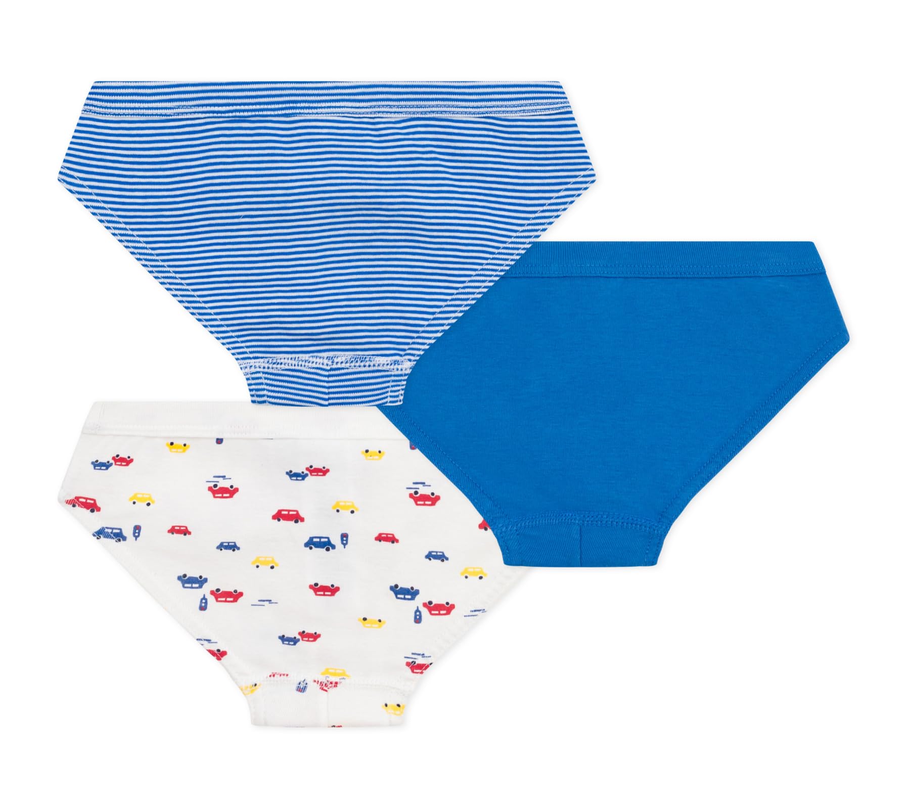 Petit Bateau Lot de Slips Enfant en Coton Imprimé Voitures A0ds800 sous Vêtements Jour Garçon (Lot de 3)