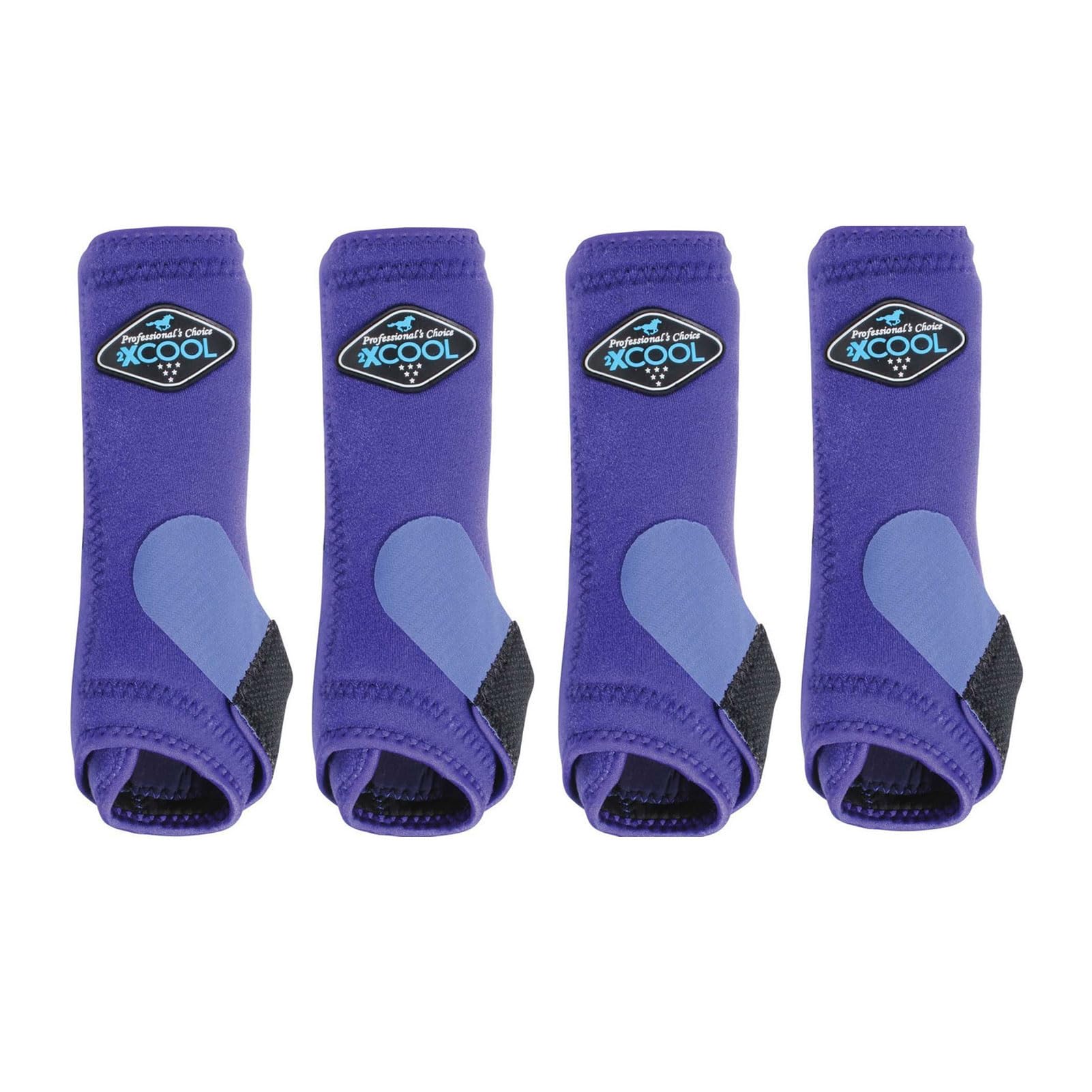 Professional's Choice 2XCOOL - Botas Deportivas de Medicina para Caballos | Diseño Protector y Transpirable para máxima Comodidad y Durabilidad en Caballos Activos | Paquete económico de 4