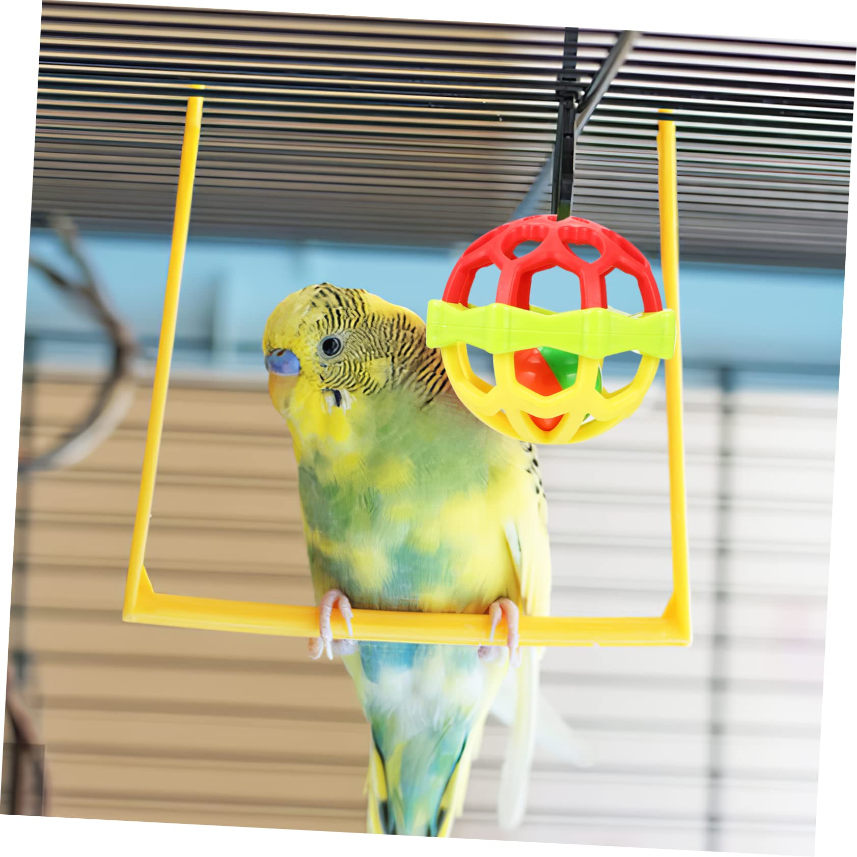 Toddmomy 12piezas Juguetes para Aves De Masticar De Goma para Entrenamiento De Coloridas y Divertidas para Periquitos Cotorras y Aves Pequeñas