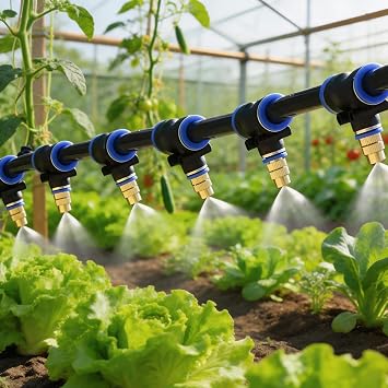 Icetop Irrigation Spray Nozzles, 10Pcs Adjustable Misting Nozzles