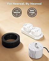 Vista 9 de Official 6-Pack Replacement Filters and Pre-Filter Sponges for 108 oz / 3.2 L Stainless Steel Cat Water Fountain