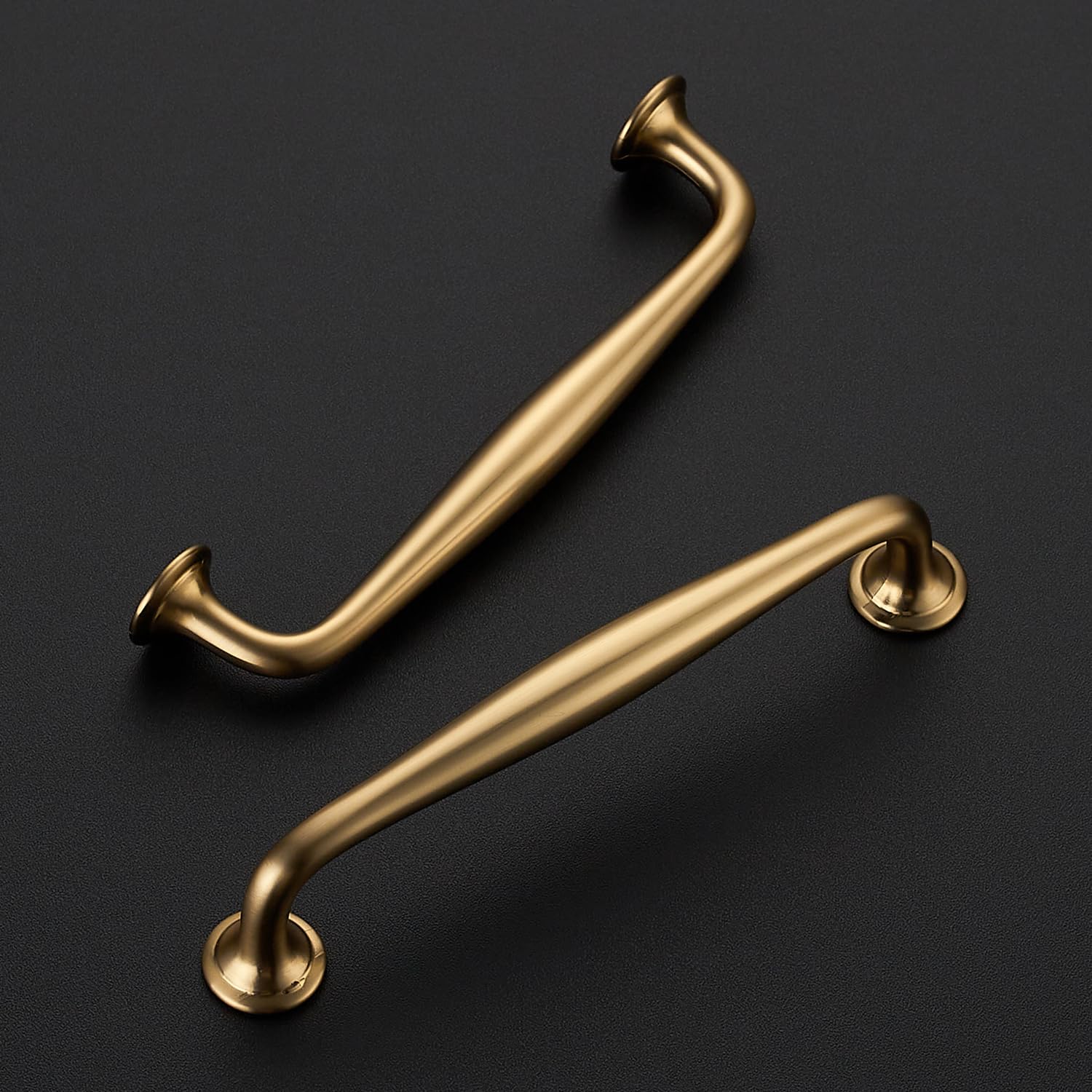 Ravinte 10 Pack 5 Inch Champagne Bronze Kitchen Cabinet Handles Solid Zinc Alloy Cabinet Pulls Cupboard & Drawer Handles — view 2