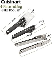 Vista 5 de Cuisinart CGS-1000 4-Piece Folding Grill Tool Set