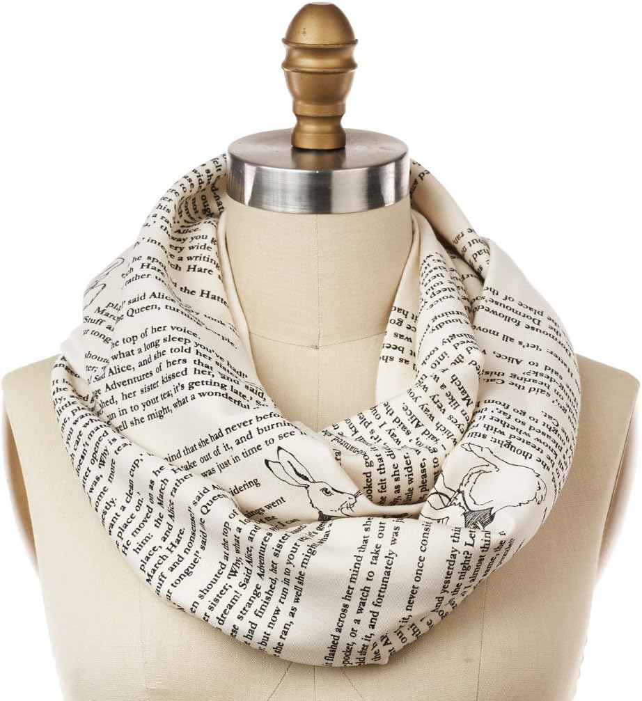Alice in Wonderland Book Scarf