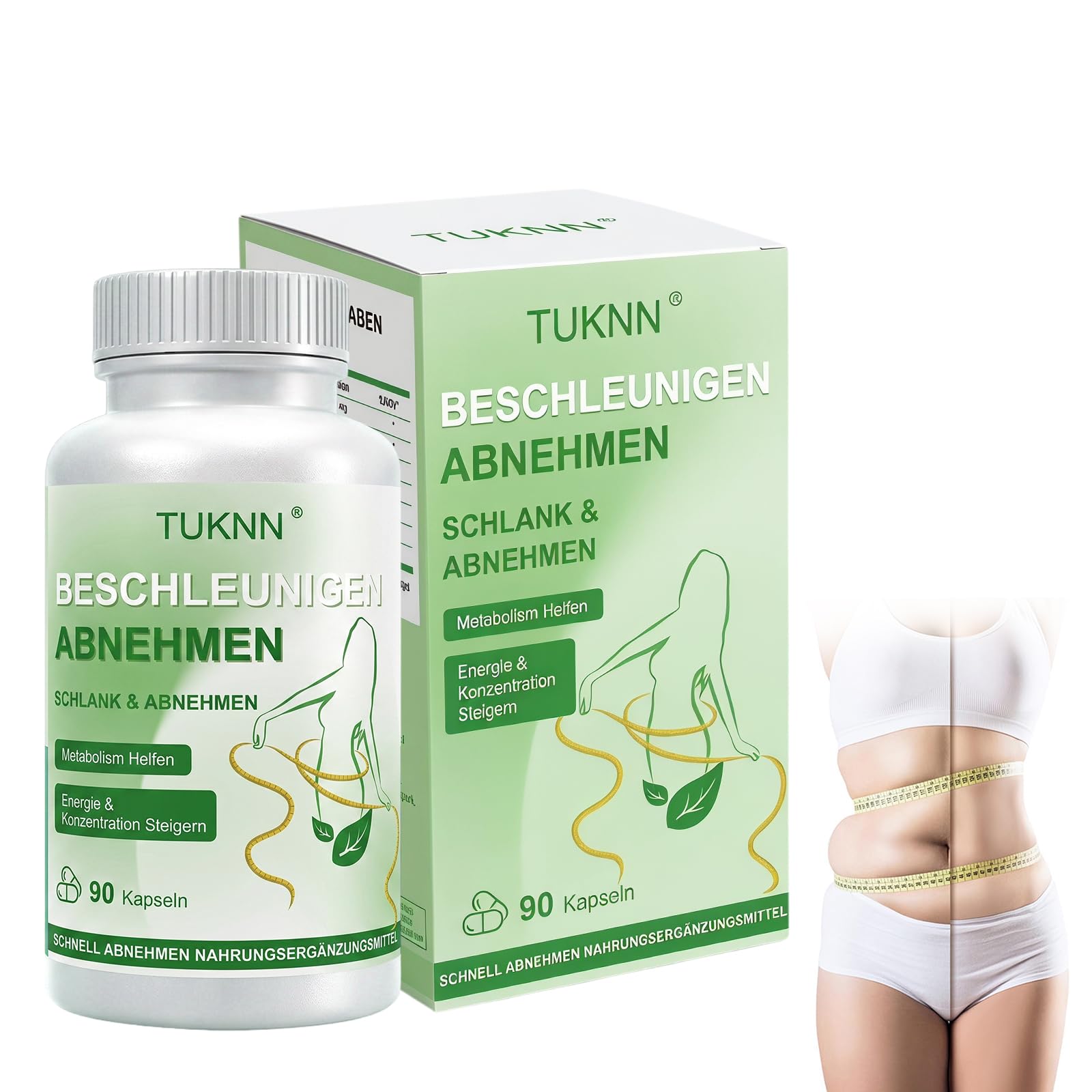 Stoffwechsel Beschleunigen Abnehmen,Unterstützung Beim Abnehmen,90 Kapseln