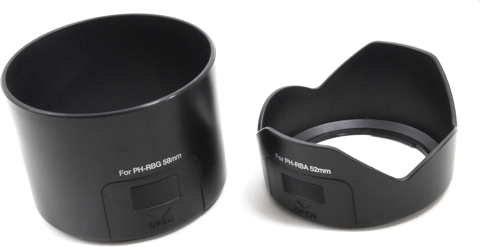 [Two sets] Pentax PENTAX lens hood PH-RBA 52mm & PH-RBG 58mm compatibles