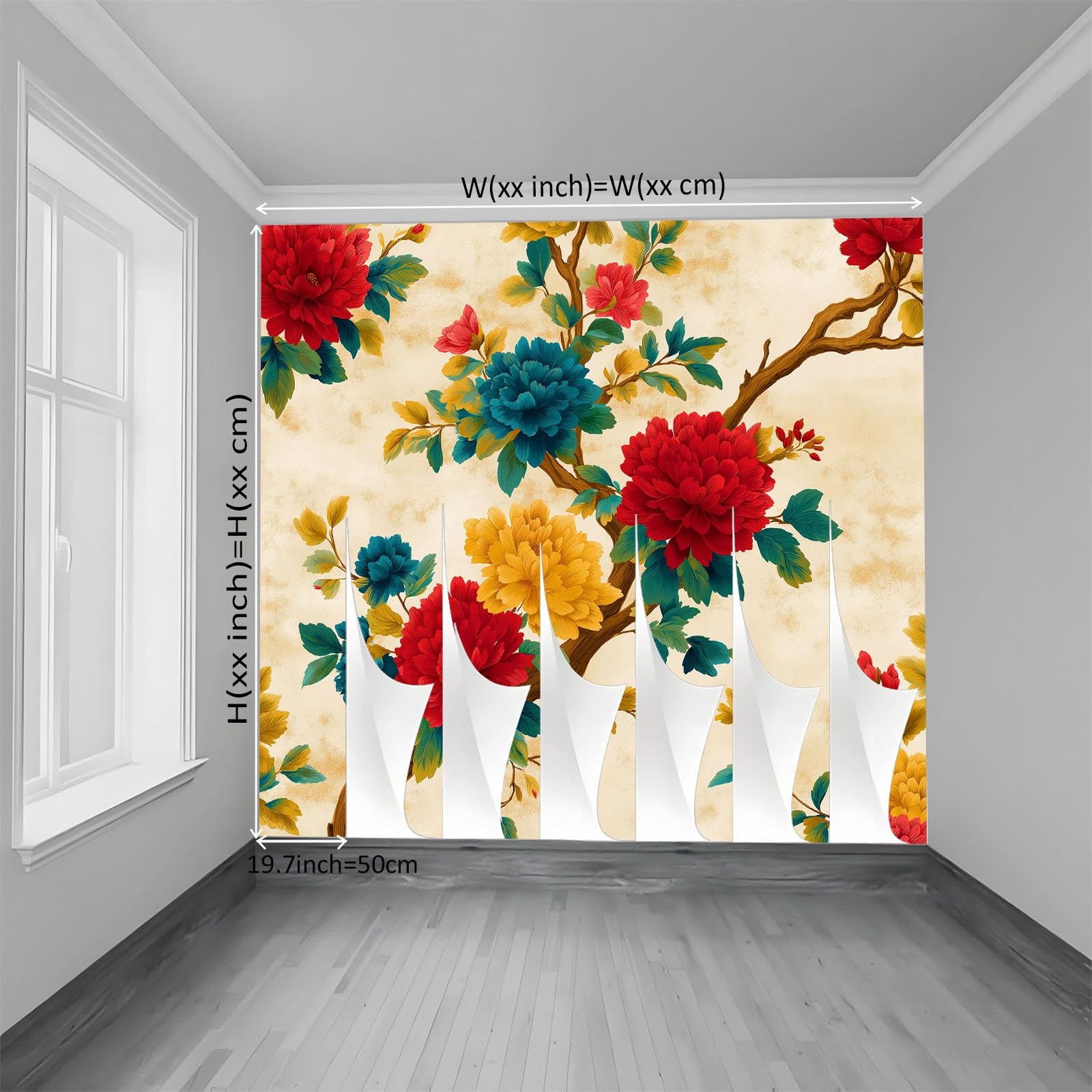 Tradycyjna fototapeta z efektem 350 x 256 cm, z efektem 3D, tapeta ścienna, z włókniny, nowoczesny salon, malarstwo, pokój dziecięcy, sypialnia, tło TV, dekoracja ścienna, kremowa