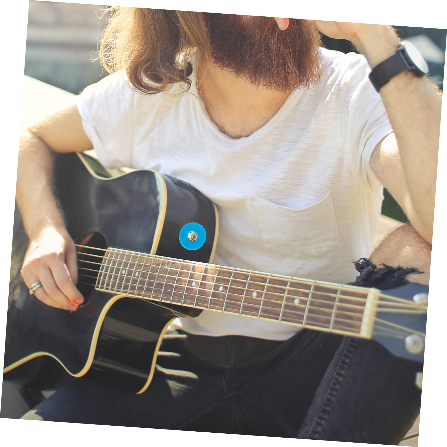 16Pcs Guitar Strap Locks Blocks for Electric Bass Guitar Easy Install Guitar Protectors for Amateurs Professionals Compatible with Strap Buttons