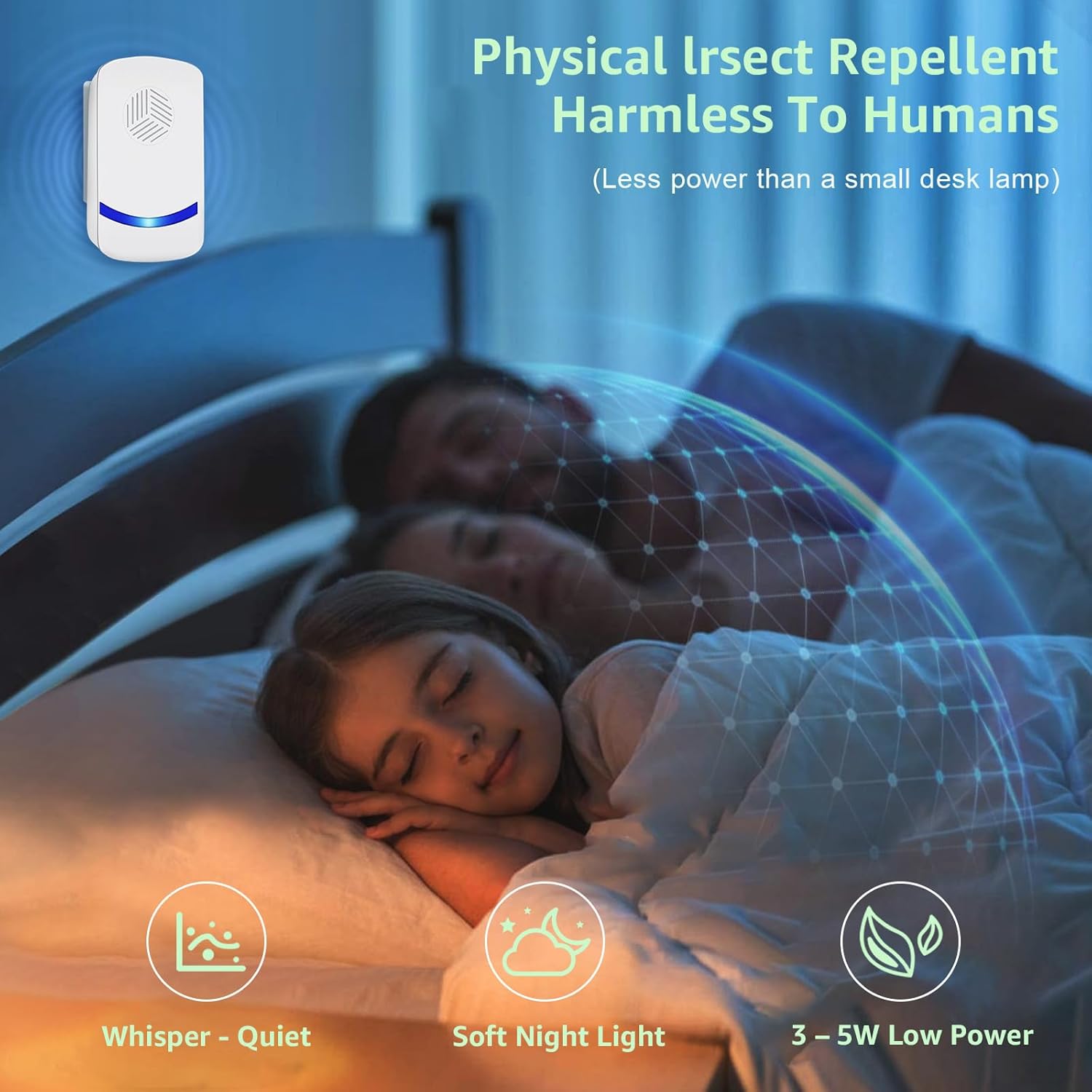 2026 Upgraded Ultrasonic Pest Repeller, Spider Repellent Indoor for Roach, Ant, Fly, Mosquito, Mice Rodent Control, Pest Repellent Ulectronic Plug-in for House Kitchen Garage Warehouse, 6 Pack