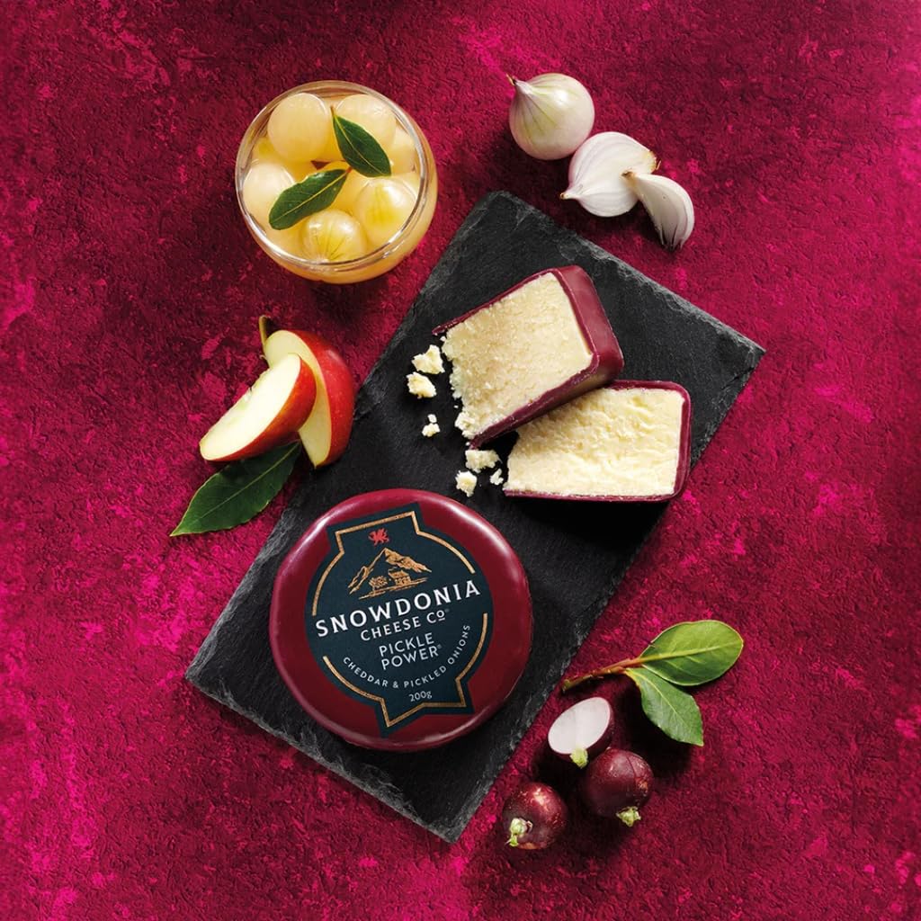 3 x Cheddar Snowdonia Cheese Company Pickles Power 200g