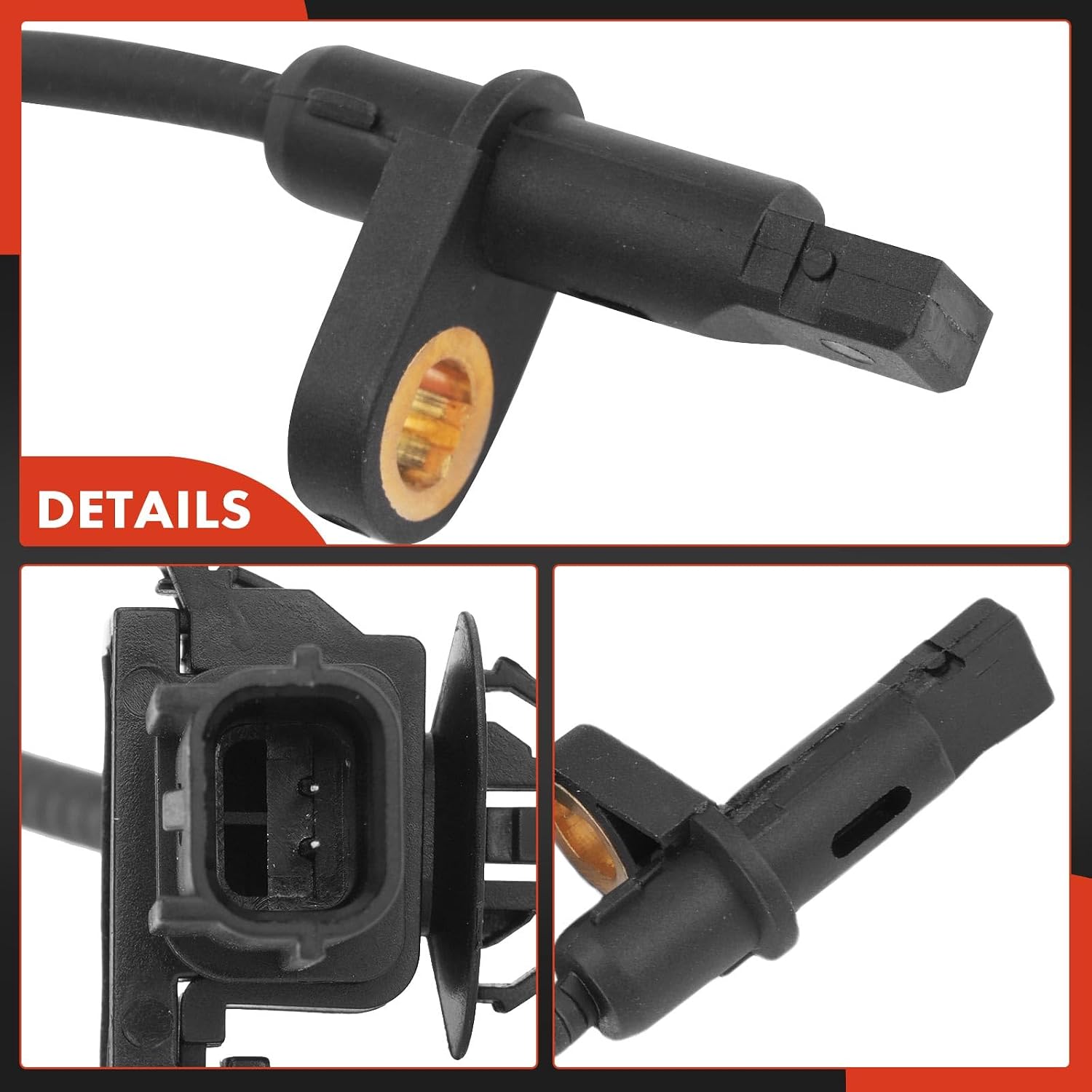 A-Premium ABS Wheel Speed Sensor Compatible with Honda & Acura Models - Civic 2012-2013, ILX 2013-2022 - Front Right Passenger Side, Replace# 57450-TR3-A02