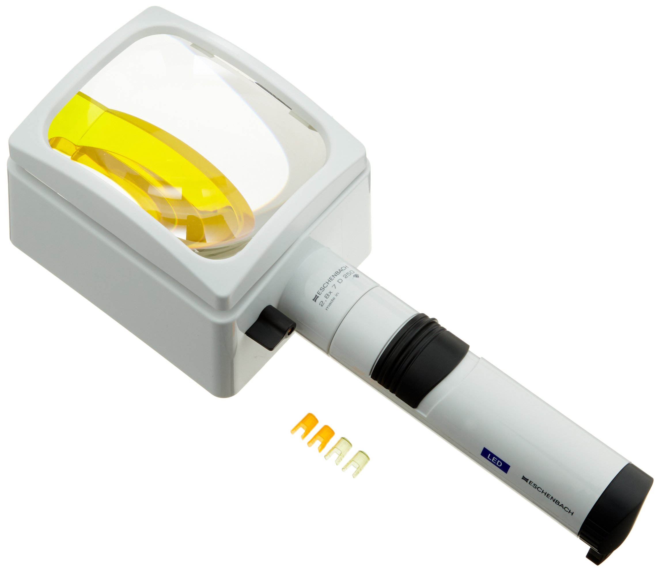 Loupe Eschenbach LED varioPLUS 2.8X 100x75mm, l'excellence de l'optique de précision