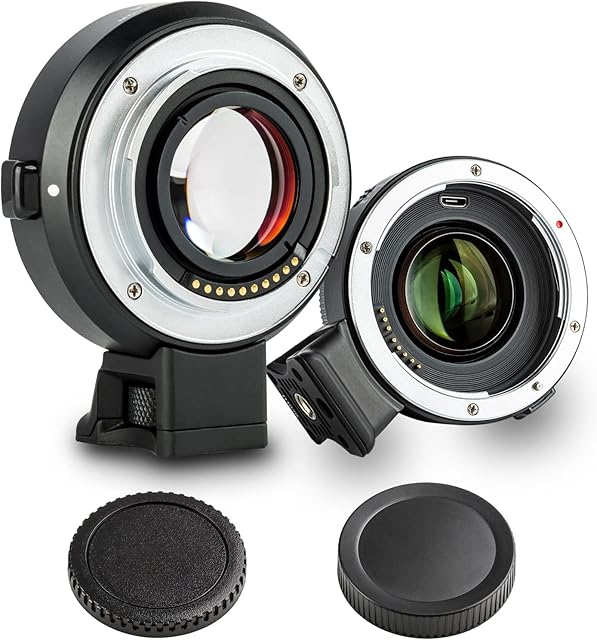 VILTROX EF-E II EOS Canon EF to Sony E-Mount Cameras Lens Mount Adapter AF 0.71x Focal Length Reducer Speed Booster Compatible with Canon EF Lens to Sony E-Mount Camera A7 A9 A7R A7S2 A5100 and more