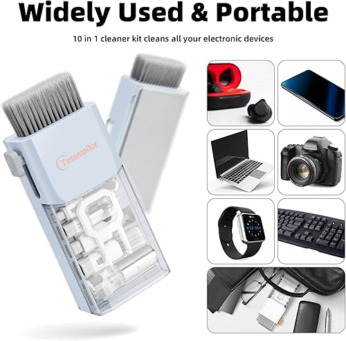 Miniatura 8 de Limpiador de Teclado Kit de Limpieza para Laptop, Kit de Limpieza de Teclado Compacto para Computadora MacBook iPhone AirPods Pro, Kit de Limpieza