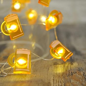 Download Amazon.com: LED Wire Lights, LED String Lights, Battery Operated String Lights with 36 Beer Mug ...