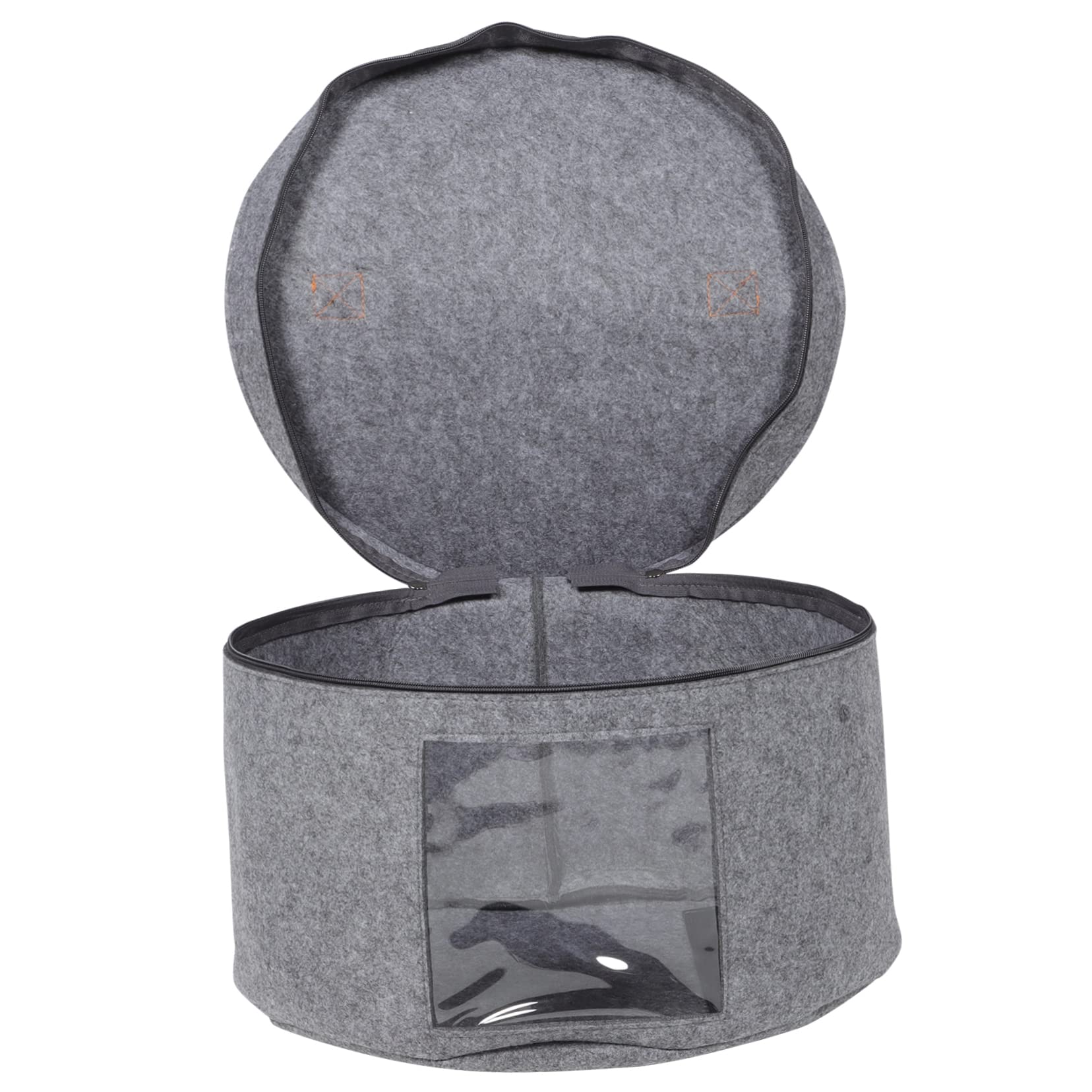 LABRIMP Scatola Rotonda Per Cappelli Organizer Contenitore Per Cappelli Scatola Portaoggetti in Tessuto Non Tessuto e Pvc Da Donna e Uomo
