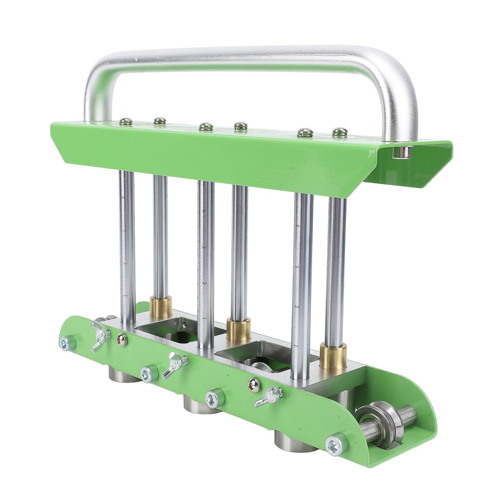 Hyuduo Dobladora de Bordes con Agarre de Rodillo Mejorado, de Aleación de Aluminio para Doblar Metales con Precisión, Rodillo de Tres Estaciones para Láminas de Acero, Aluminio y Cobre de Calibre