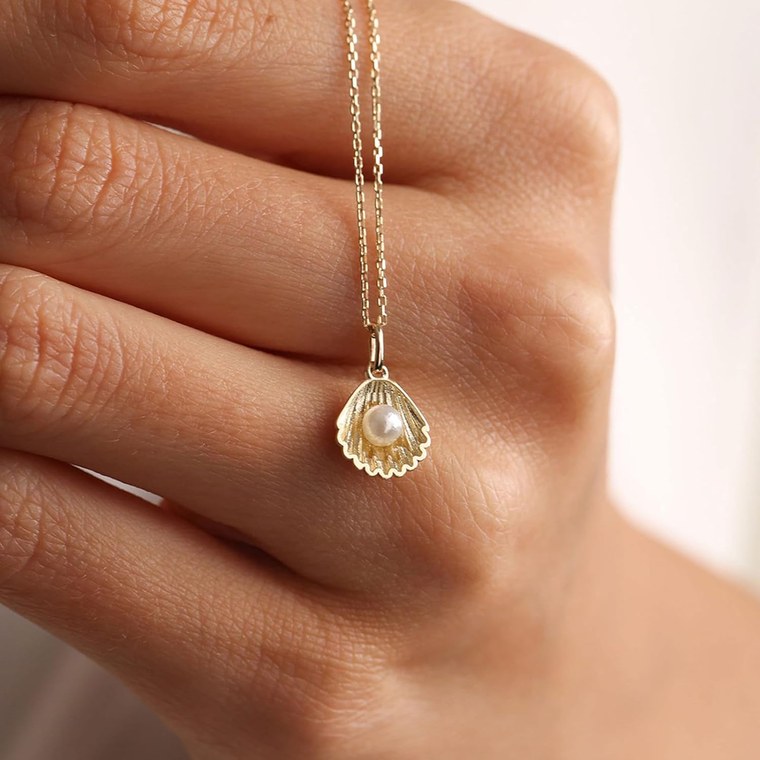 Gold Necklace for Women-14K Gold Plated Bow,Dragon,Shell, Palm Tree, Seahorse, Conch Shell,Sardines, Cowboy Boot,Bat,Bunny Pendant Beachy Jewelry for Women Gifts - Image 4