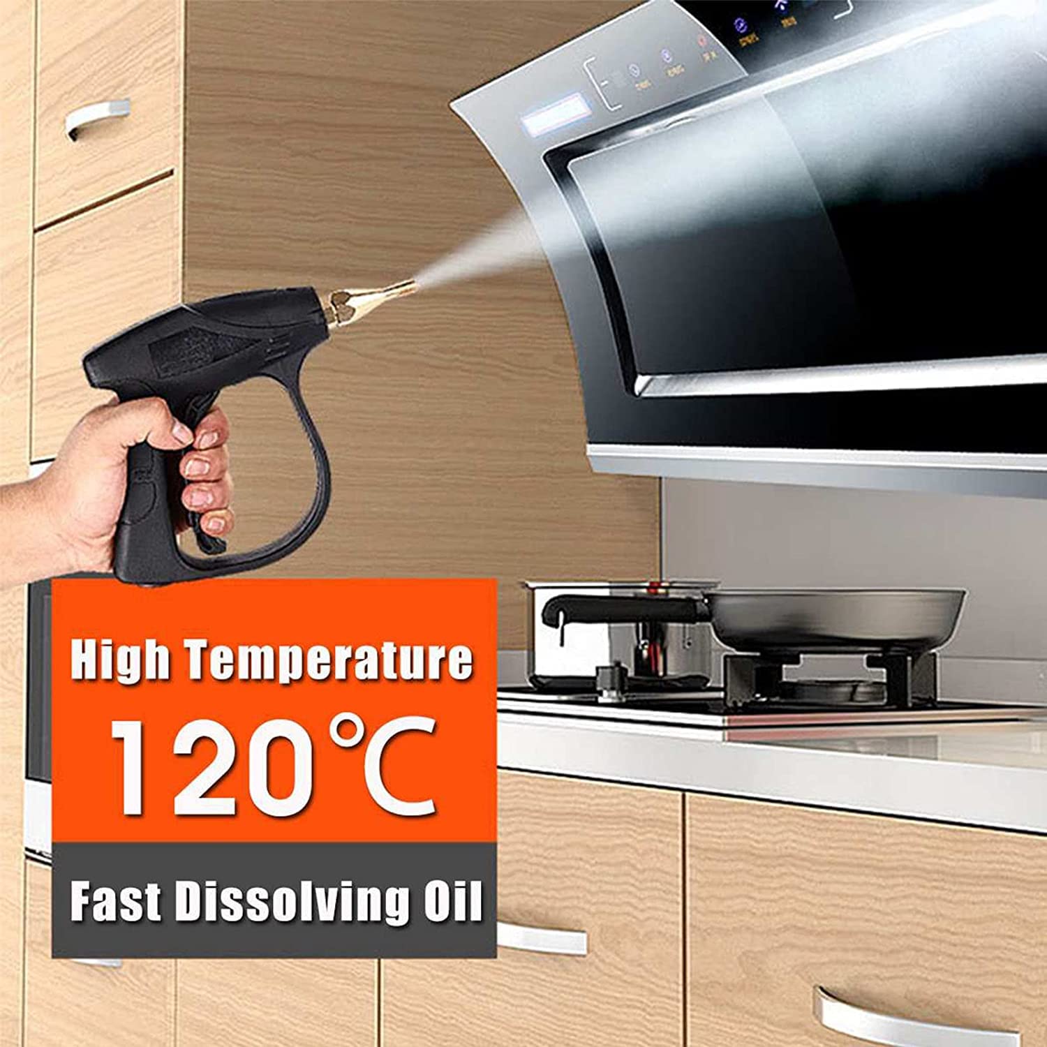 Pulitore a vapore ad alta pressione, vaporizzatore portatile ad alta temperatura multifunzione commerciale domestico macchina per la pulizia a vapore elettrica portatile per la pulizia del pavimento