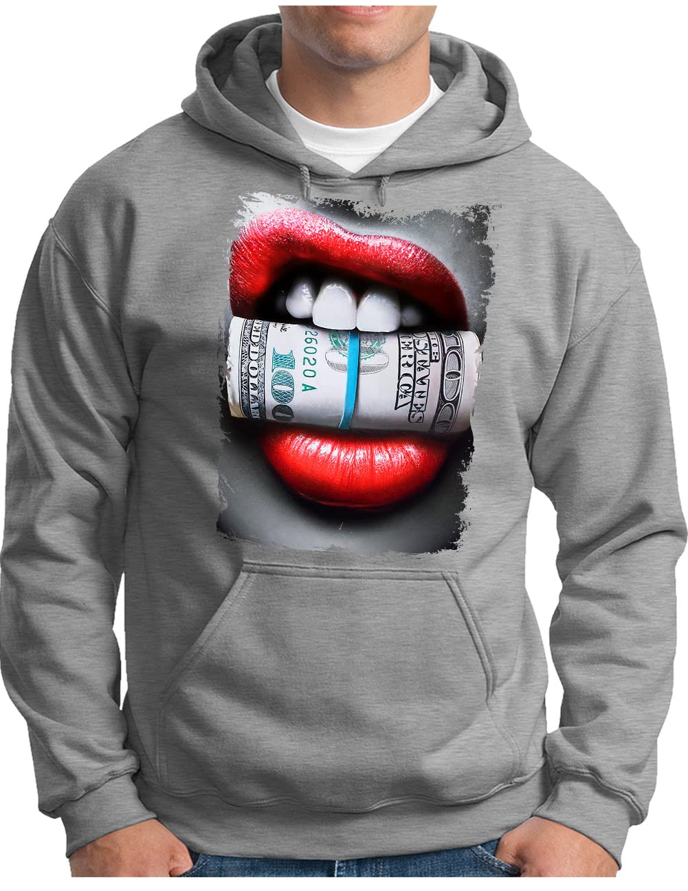 Pull à capuche homme OM3 en grande taille XL pour un confort max