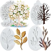 Lingzhi Tree Branch Silicone Molds Tree Fondant Mold Set of 4