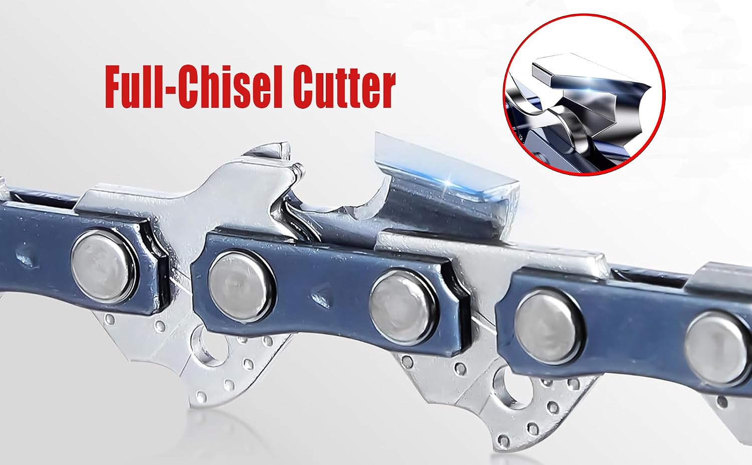 3PC 16" Chainsaw Chain for Homelite UT43123 / UT43122, 16 Inch Replacement Chain for Homelite UT 43123 / UT 43122 Chainsaw