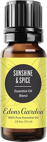 Edens Garden Aceite esencial Sunshine Spice Synergy Blend, 100% puro grado terapéutico (sin diluir naturalhomeopáticos Aromaterapia aromática