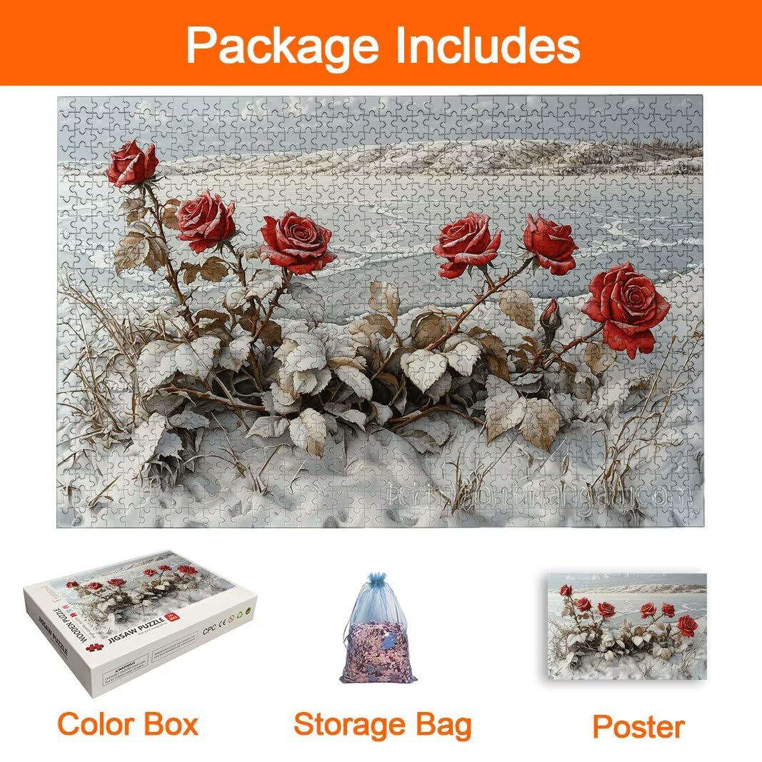 Puzzle 2000 Pezzi, Puzzle Rosa, Misura: 100x71cm, Regalo Donna/Uomo -8753