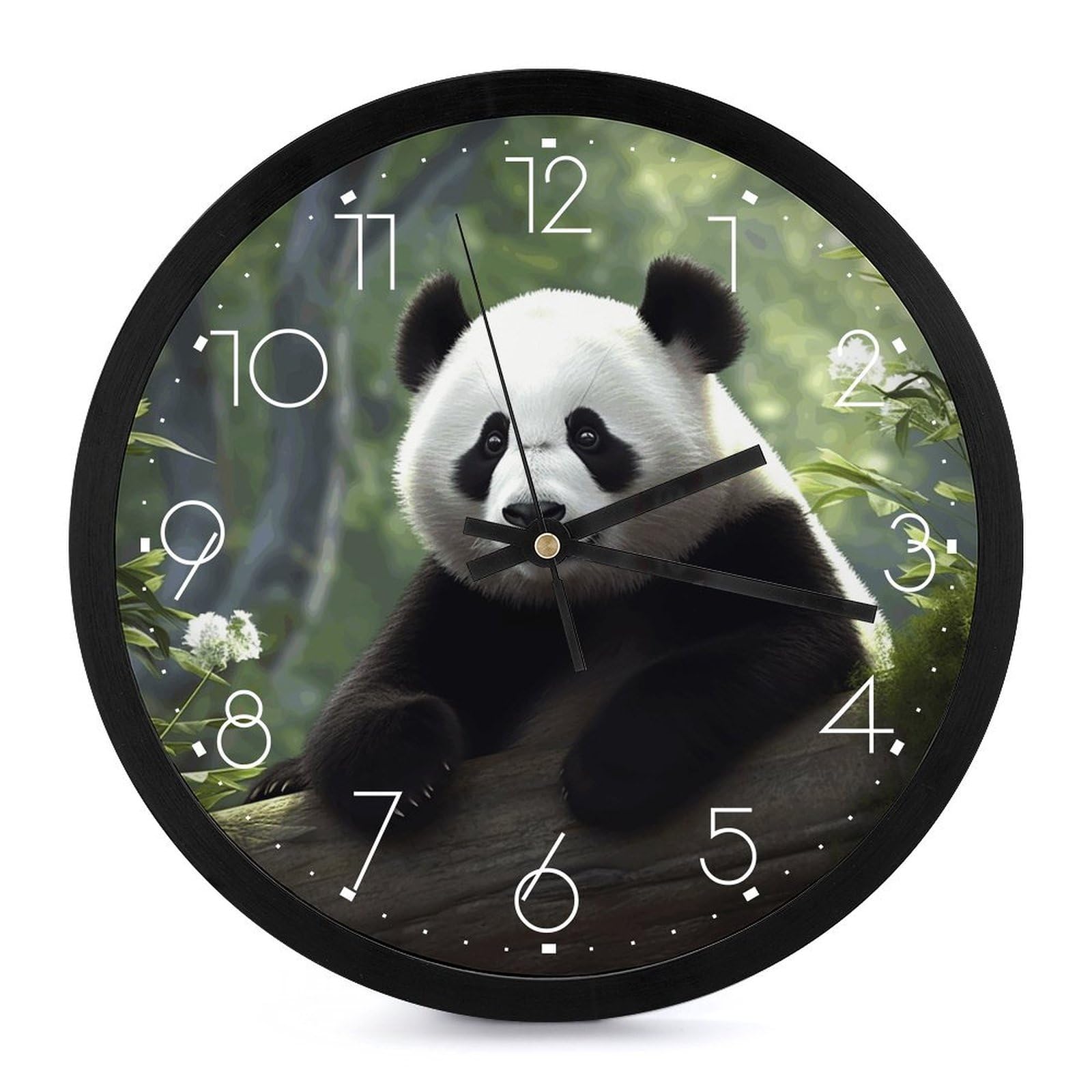 Horloge murale silencieuse moderne fonctionne à piles pour cuisine