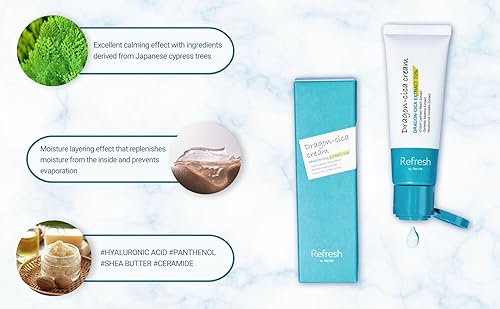 Miniatura 7 de ReNK Refresh Dragon-cica Crema hidratante para piel sensible, 1.69 onzas líquidas