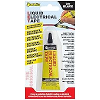 Vista 13 de STAR BRITE Cinta aislante líquida con tapa aplicadora de cepillo - Adhesión superior y protección flexible para cables deshilachados, terminales