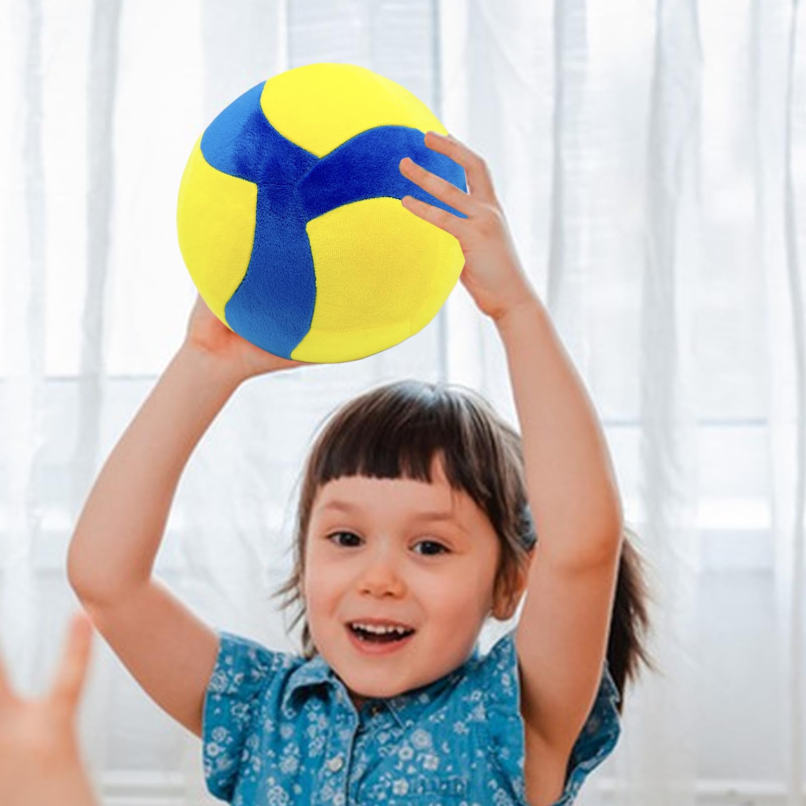 Pallavolo indoor morbida - Schiuma, peso ufficiale, palla silenziosa e non sgonfiabile | Gioco di pratica per allenamento delicato sulle braccia Uso per bambini Adulti Esercizio a casa Attività sporti