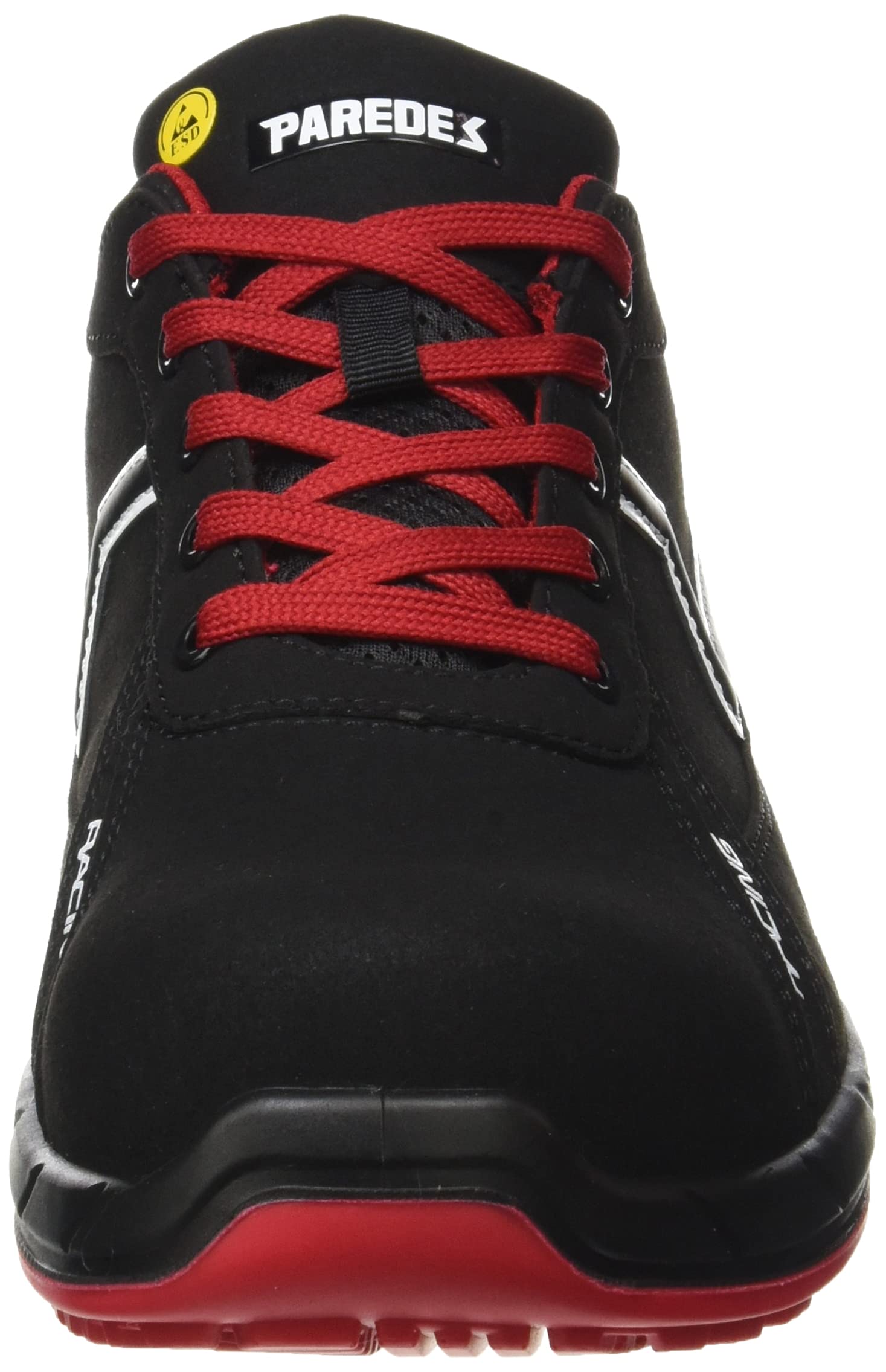 Paredes Deportivo Alonso - S3 Ci HI ESD SRC - Color Negro y Rojo - Talla 38