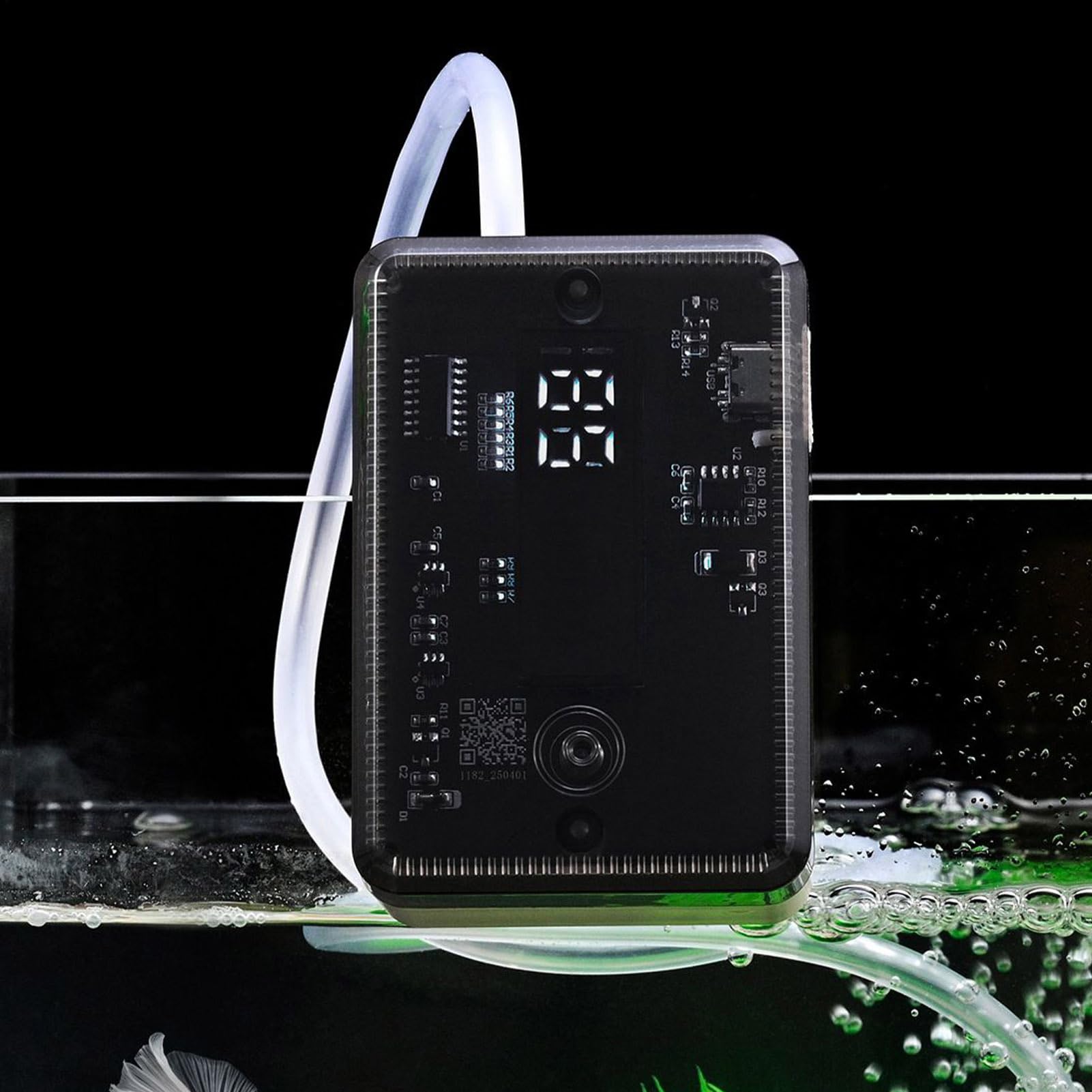 Pompa Aria Per Acquario,Ricaricabile Trasparente | Pompa Per Esche Vive Ricaricabile - Per Utilizzo In Casa Campeggio Attività All'aperto Viaggi Manutenzione Laghetto Barca Acqua Salata E Acqua