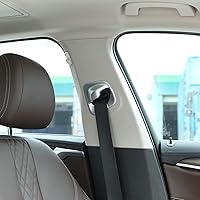 Vista 5 de YIWANG - Funda para cinturón de seguridad delantero de coche ABS cromado para BMW Serie 5 G30 2017-2020 accesorios