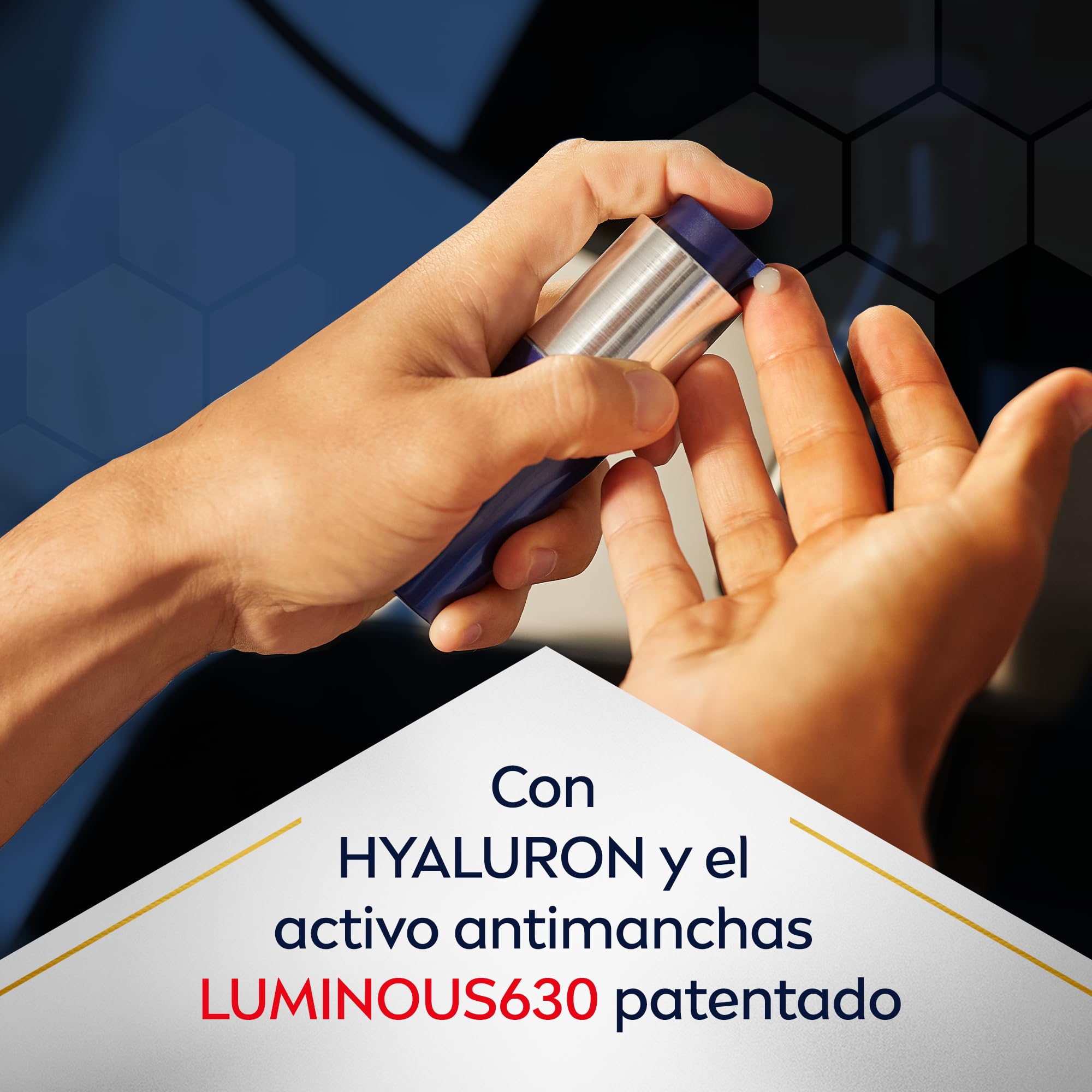 NIVEA MEN POWER Pack Rutina Antiedad POWER - Crema Facial Hidratante SPF30 50ml + Sérum Facial 2en1 Antimanchas y Antiarrugas 30 ml - Con Luminous630 Patentado y Ácido Hialurónico - Todo tipo de piel