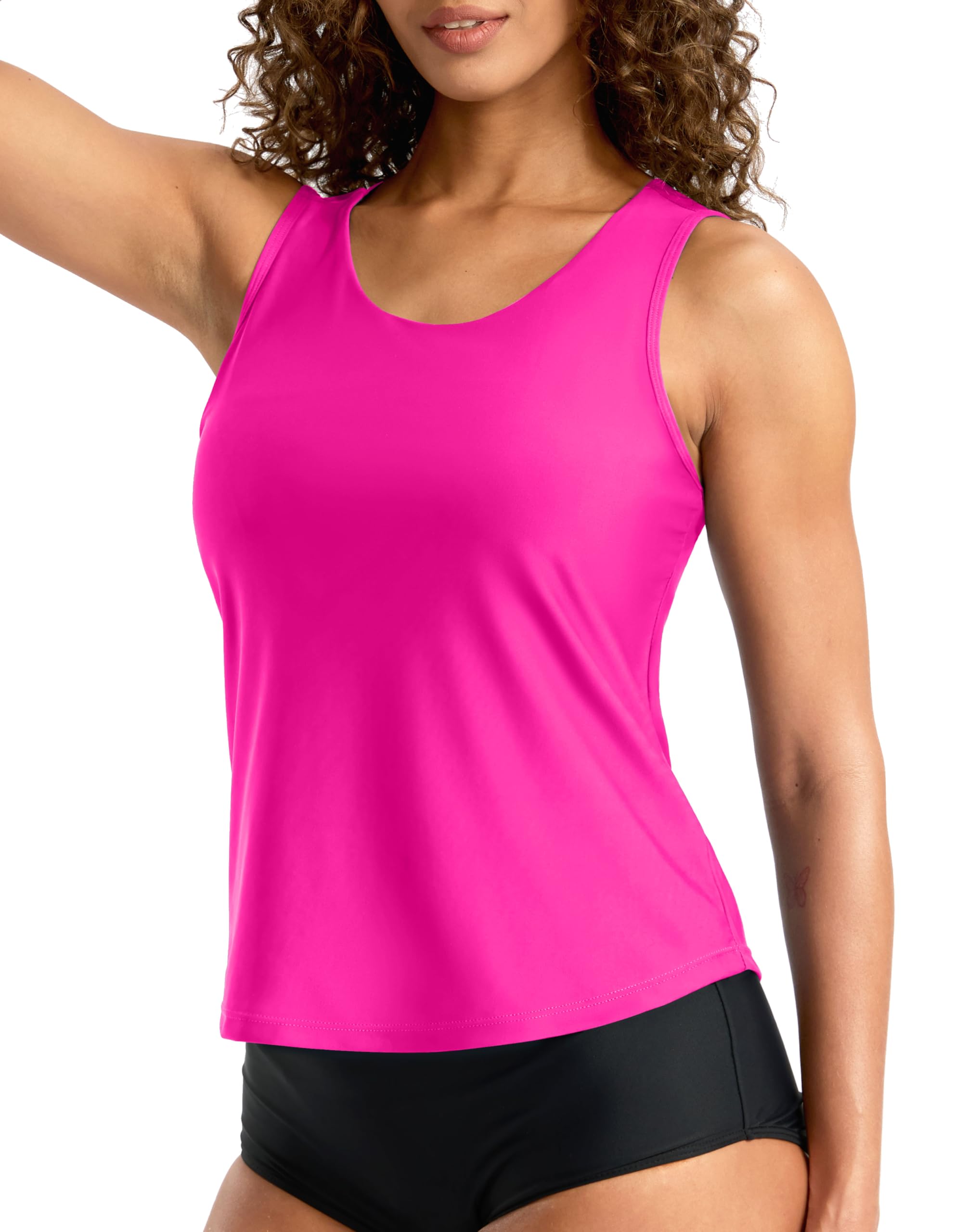 G Gradual Tankini Tops for Women High Neck Swim Top Only