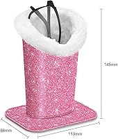 Vista 55 de Fintie Soporte para anteojos forrado de felpa con base magnética, estuche de cuero vegano prémium para lentes