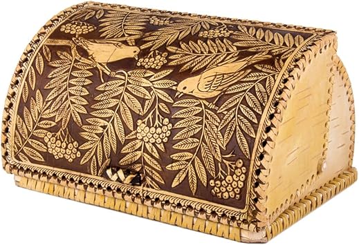 STP GOODS Birch Bark Bread Box