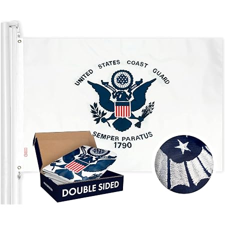 A United tate Coat Guard admiral Flag Banner