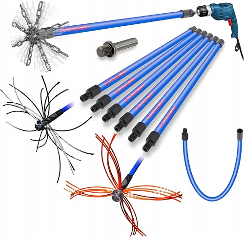 Kit de Ramonage 5m sur Perceuse Cyklon